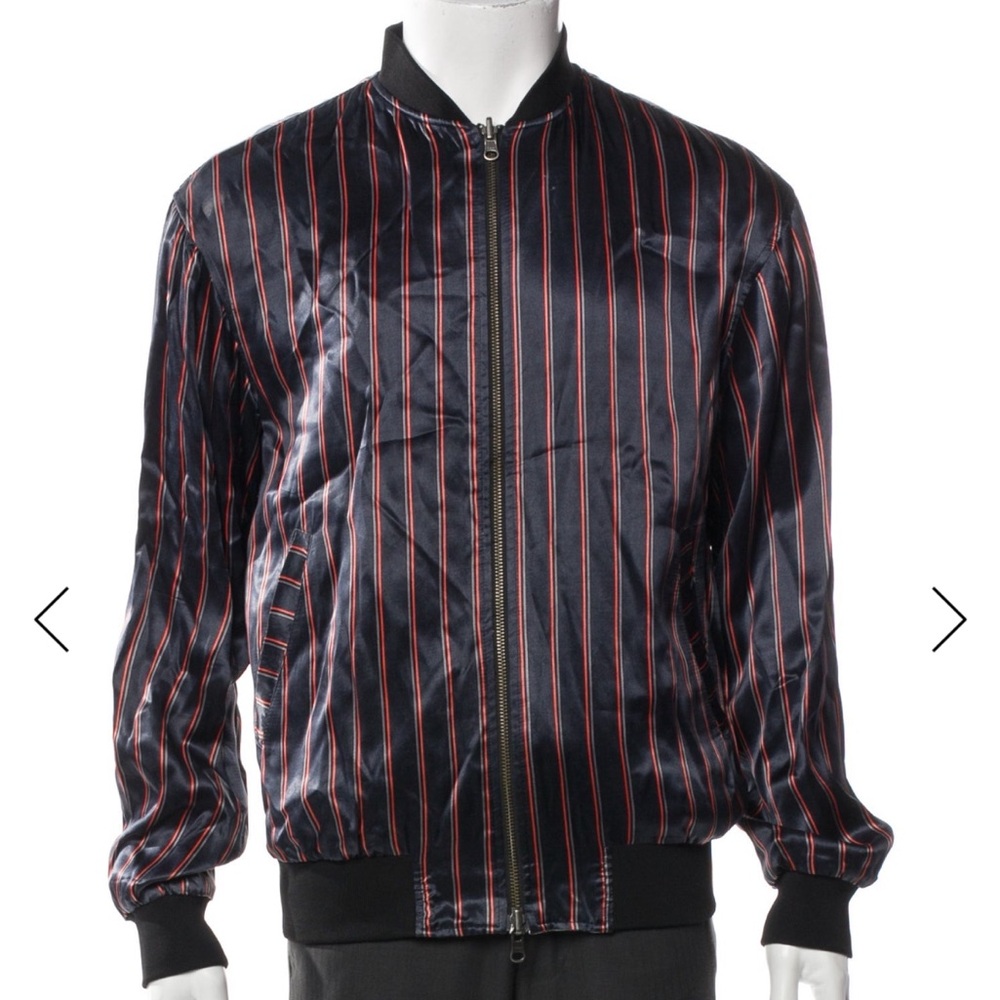 3.1 Phillip Lim Striped Bomber Jacket – XS (Excellent), $595